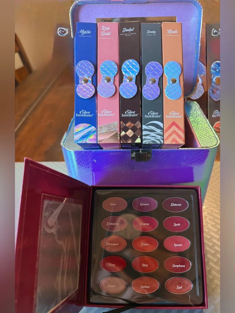 #NIB the Color Institute 5 Palette Mermaid Case